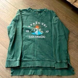 Able brand ski sweatshirt